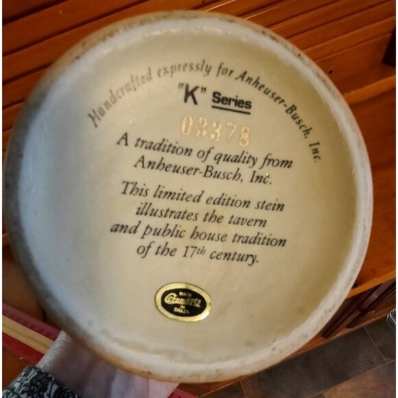 Anheuser-Busch Limited Edition K Series Beer‎ Stein - Picture 10 of 11